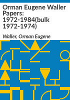 Orman_Eugene_Waller_papers