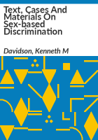 Text__cases_and_materials_on_sex-based_discrimination