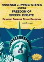 Schenck_v__United_States_and_the_freedom_of_speech_debate
